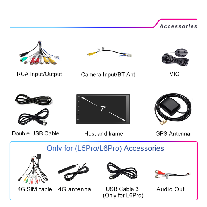 LEHX 2 Din Android 7 Inch Car Radio QLED Touch Screen Stereo for Toyota Volkswagen Nissan Hyundai Kia toyota LADA Car DVD Player