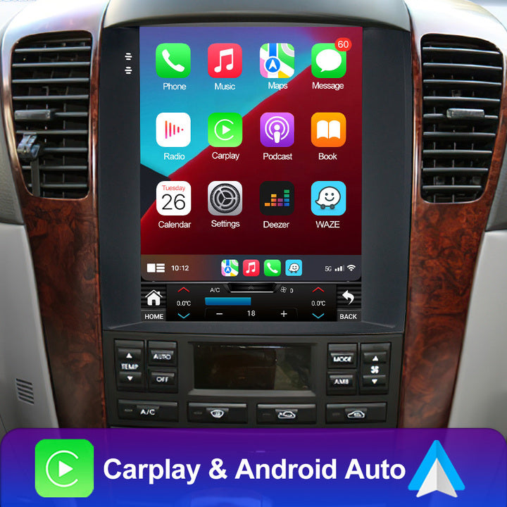 LEHX L6 Pro 2din Radio Car Android Multimedia Player for Kia Sorento BL 2002 - 2006 Tesla Style 2 Din Carplay Auto GPS Stereo