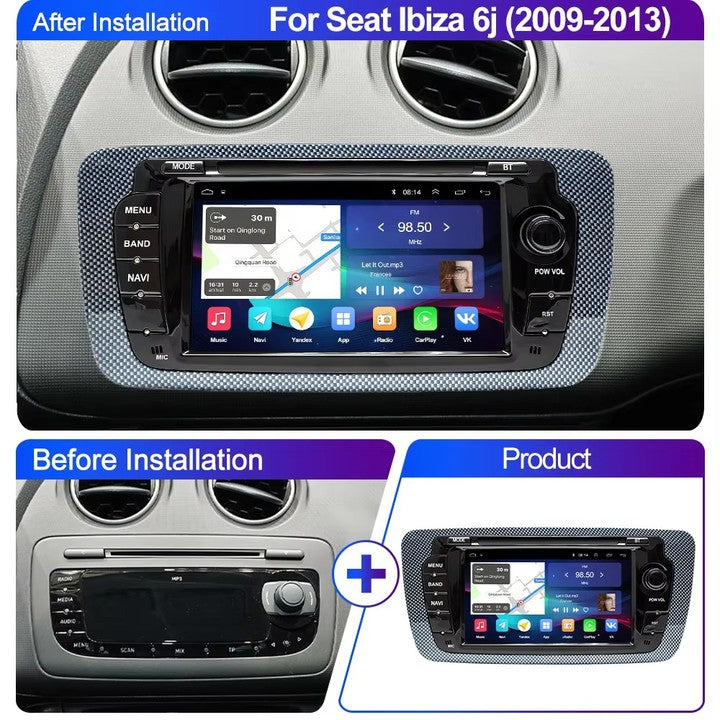 LEHX 4G DSP Android Auto Car Radio GPS for VW Volkswagen Touareg Transporter Stereo CarPlay Gps Autoradio 2din Car DVD Player