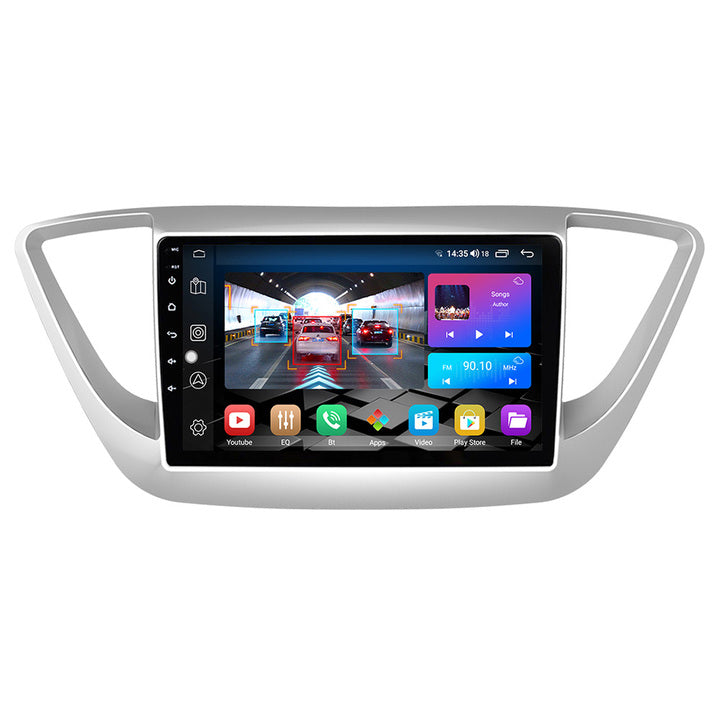 LEHX Pro 5G Wifi 2Din Android 12 Car Radio Multimedia Video Player for Hyundai Solaris 2 Verna 2016 - 2020 Carplay Autoraido GPS