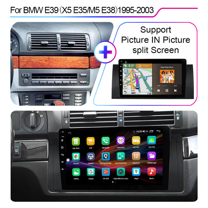 LEHX L6 Pro Car Android 12 2Din Car Radio Multimedia Video Player for BMW 5 E39 1995 - 2003 E53 X5 M5 Carplay GPS Autoradio