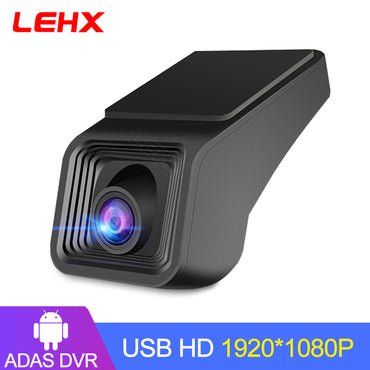 LEHX ADAS USB Dash Cam Car DVR Recorders Camera Full HD Hidden Type Auto Video Recorders for Car Android Radio Player DVD