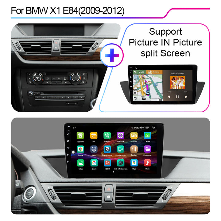 LEHX 8Core Android Auto 2 Din Car Radio Video Player for BMW X1 E84 2009-2012 Stereo Carplay GPS Navigation DVD Car DVD Player