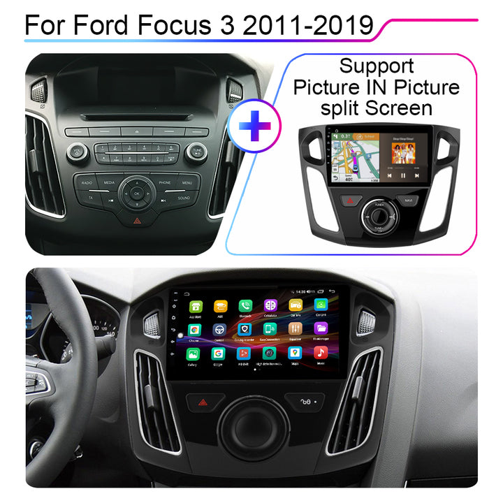 LEHX 8 Core 5G Android 10 Auto Carplay Car Radio Video for Ford Focus 3 2011-2019 2 Din Autoradio Stereo GPS Car DVD Player