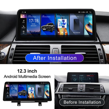 LEHX 8Core 4G DSP Android14 Car Wireless CarPlay Android Auto For BMW 3/4Series F30 F31 F32 F33 F34 F36 Car DVD Player