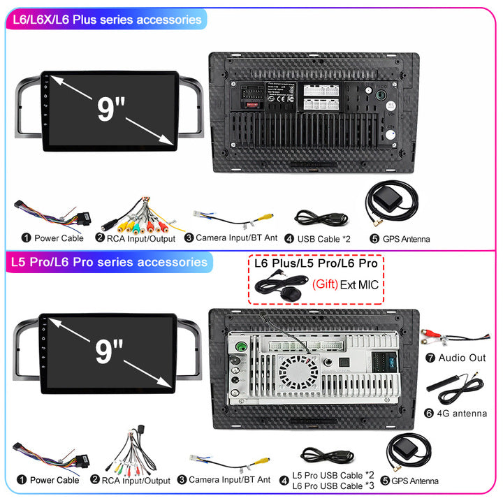 LEHX 8Core 4G+5G Wifi 2 Din Android Auto Stereo Car Radio Multimedia for Lifan 620/Solano 2008 - 2015 Carplay GPS Car DVD Player