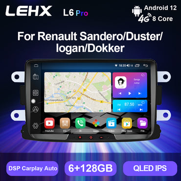 Android 2 Din Stereo Car Radio for Renault Dacia LOGAN Sandero Duster Lodgy Lada Xray Captur Dokker Carplay Gps Car DVD Player