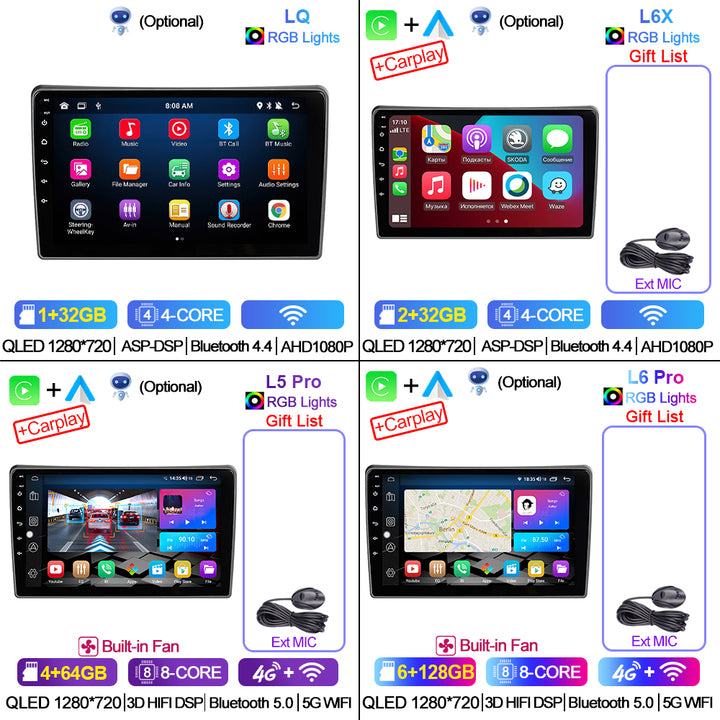 LEHX Pro 8Core 2 Din Android 12 Auto Car Radio for Citroen C5 2008-2017 Autoradio Gps Navigation Stereo 4G Car DVD Player