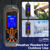 LEHX EV Charger 16A/32A Portable EVSE Charging Station EU US Plug Electric Car Charger For Tesla Model X/Y/S/3 For use in homes