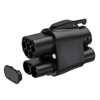 LEHX CCS2 to CCS1 EV Charger Adapter DC 400A 500-1000V 250KW Combo Charging Connector Converter DC Fast EV Charging Adapter