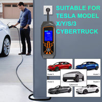 LEHX EV Charger 16A/32A Portable EVSE Charging Station EU US Plug Electric Car Charger For Tesla Model X/Y/S/3 For use in homes