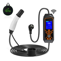 LEHX EV Charger 16A/32A Portable EVSE Charging Station EU US Plug Electric Car Charger For Tesla Model X/Y/S/3 For use in homes