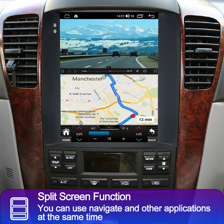LEHX 8 Core L6 Pro 2 Din Radio Car Android Multimedia Player for KIA Sorento BL 2002 - 2006 Tesla Style Carplay Auto GPS Stereo