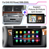 LEHX 4G+WIFI Android 12 Radio de Coche Reproductor Multimedia de Video para BMW E46 M3 318/320/325/330/335 Carplay Estéreo 2 Din Autoradio GPS