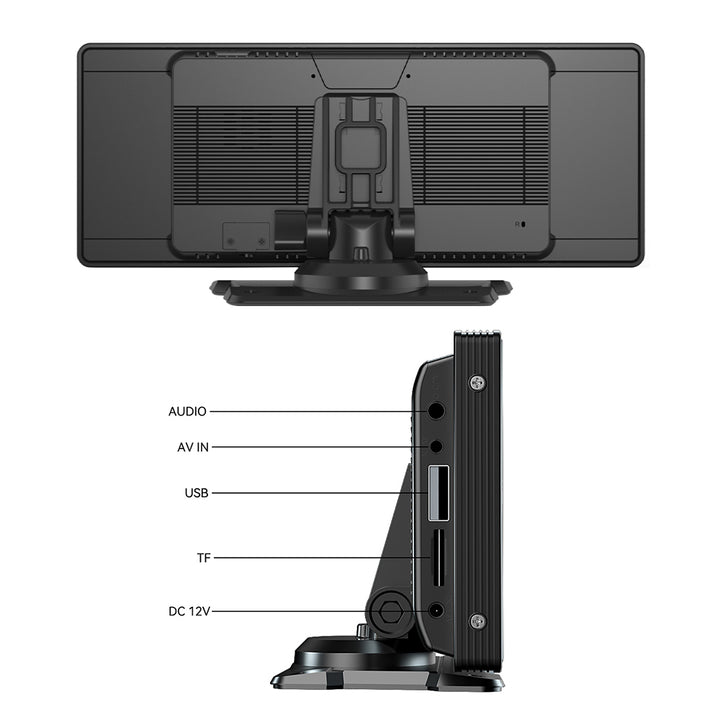 10.26 Inch Wireless CarPlay Android Auto QLED Full Touch Portable Screen Car Stereo Mirror Link Car Radio Plays Car DVD Player