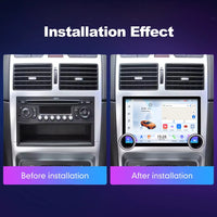 LEHX Big 2 knob Android 14 Auto Carplay Car Radio Multimedia Audio WIFI 4G GPS Qled Car Stereo For Ford Toyota Kia VW Chevrolet