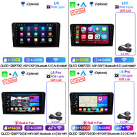 LEHX L6Pro 2 DIN Android 12 Car Radio for Mercedes Benz ML GL AW164 ML350 ML500 GL320 X164 ML280 GL350 GL450 Carplay Auto Audio