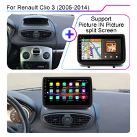 LEHX 8Core 4G 2 Din Android 12 Auto Stereo Car Radio or Renault Clio 3 CLIO 3 2005-2014 Dvd 2din Carplay GPS Car DVD Player