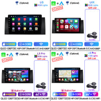 LEHX L6 Pro Car Android 12 2Din Car Radio Multimedia Video Player for BMW 5 E39 1995 - 2003 E53 X5 M5 Carplay GPS Autoradio