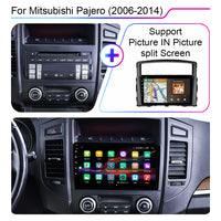 LEHX 8 Core 5G Car Radio Video Player Android 12 2 Din for Mitsubishi Pajero 4 V80 V90 2006-2014 Carplay GSP Car DVD Player