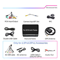 LEHX 2 Din Android Atuo Car Radio Video for toyota Volkswagen Nissan Hyundai Kia LADA Carplay Gps Stereo 2din Car DVD Player
