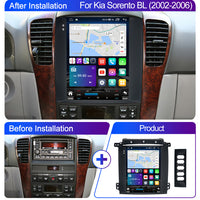 LEHX 8 Core L6 Pro 2 Din Radio Car Android Multimedia Player for KIA Sorento BL 2002 - 2006 Tesla Style Carplay Auto GPS Stereo