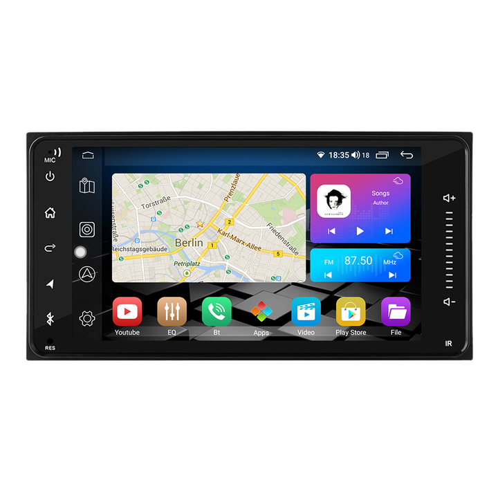 LEHX 8Core Android Auto Car Radio Multimedia Player for Toyota Terios Old Corolla Camry Prado RAV4 Carplay Stereo GPS Navigation