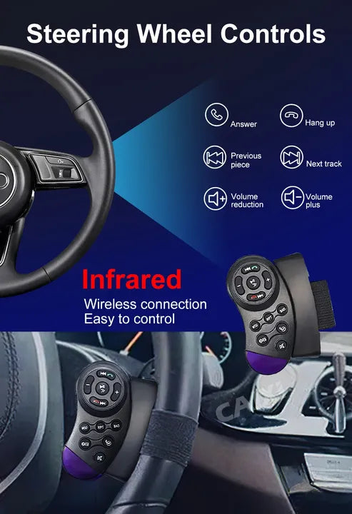 7 Inch IPS Wireless CarPlay Android Auto 2 Din Stereo Multimedia Player autoradio Headunit Bluetooth Rear Camera
