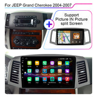 LEHX 4G 8Core Android 12 Auto Stereo Car Radio for JEEP Grand Cherokee 2004-2007 Car Player GPS Carplay 2din Car DVD Player