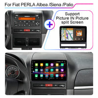 LEHX 8Core 4G+5G Wifi 2 Din Android Auto Stereo Car Radio or Fiat PERLA Albea Siena Palio 2004-2012 Carplay Car DVD Player