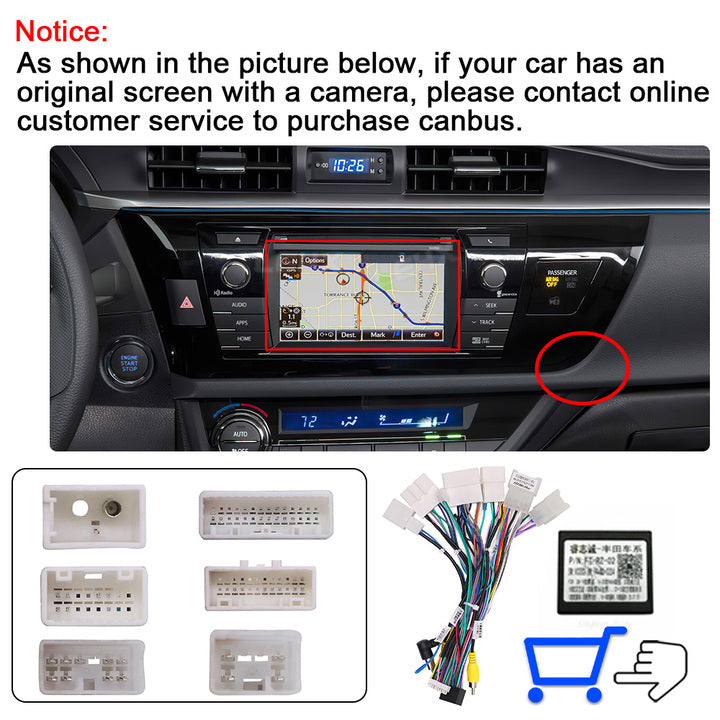 LEHX B Model 8 Core 2 Din Android Auto Stereo Autoradio for Toyota Corolla E170 E180 2014-2016 Car Radio Multimedia Carplay GPS