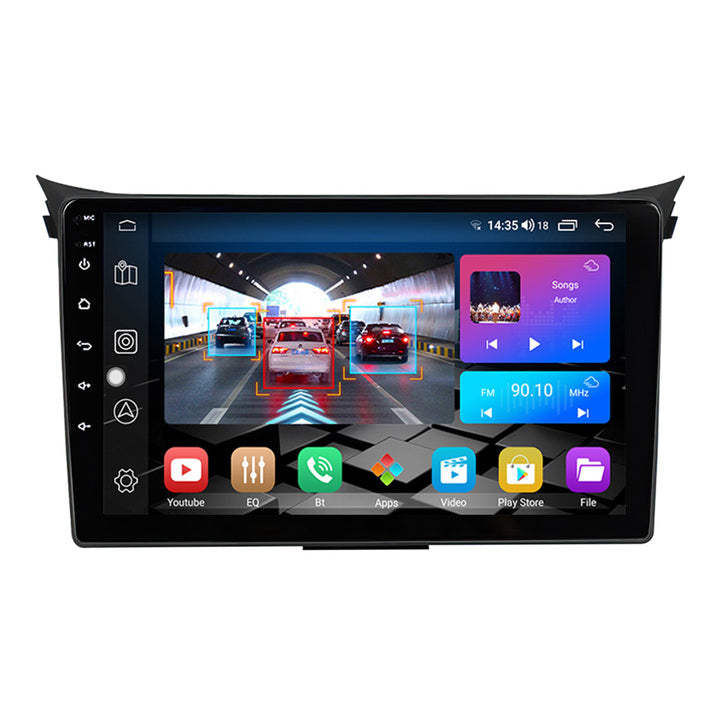 Автомагнитола LEHX L6Pro, 9 дюймов, Android, автомобильный мультимедийный монитор, плеер для Hyundai i30 II, 2 ГД, 2011-2017, GPS, Carplay, стерео 2 Din