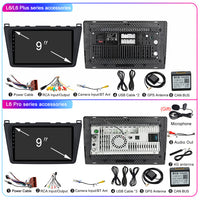LEHX L6pro 5G AI Voice Car Multimedia para Mazda 6 GH Rui Wing 2008-2015 2Din estéreo Android Auto Radio Carplay GPS Autoradio DVD