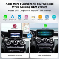 LEHX 8Core 4G DSP Android Car Multimedia Wireless CarPlay Android Auto For Mercedes Benz C Class GLC W205 S205 Car DVD Player