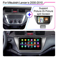 LEHX Pro 8 Core QLED DSP coche Radio reproductor Multimedia para Mitsubishi Lancer 9 CS 2000-2010 2 Din Android 12 Carplay estéreo GPS