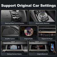 LEHX 8Core 4G DSP Android14 Car Wireless CarPlay Android Auto For BMW 3/4Series F30 F31 F32 F33 F34 F36 Car DVD Player