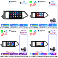 LEHX L6 Pro 8Core 4G+5G Wifi 2 Din Android Auto Stereo Car Radio for Kia Picanto 2011- 2014 Carplay GPS Radio Car DVD Player