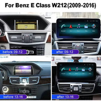 LEHX 8Core 4G Car Android AUTO CarPlay 10.25inch 12.3inch Screen For Mercedes Benz E Class W212 Car Stereo GPS Car DVD Player
