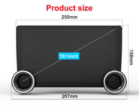 LEHX Big 2 knob Android 14 Auto Carplay Car Radio Multimedia Audio WIFI 4G GPS Qled Car Stereo For Ford Toyota Kia VW Chevrolet