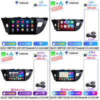 LEHX B Model 8 Core 2 Din Android Auto Stereo Autoradio for Toyota Corolla E170 E180 2014-2016 Car Radio Multimedia Carplay GPS