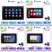 LEHX 8Core 4G+5G Wifi 2 Din Android Auto Stereo Car Radio Multimedia for Fiat Stilo 2010 Carplay GPS Autoradio Car DVD Player