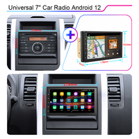 LEHX 7Inch Universal 2Din IPS Screen 2.5D Auto Gps Navigation Android 14 Auot Car Video DVD Carplay Radio Stereo Audio Autoradio