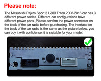 LEHX L6Pro 8Core Car Radio Android Auto for Mitsubishi Pajero Sport 2 L200 Triton 2008 - 2016 CarPlay GPS Stereo 2 Din DVD