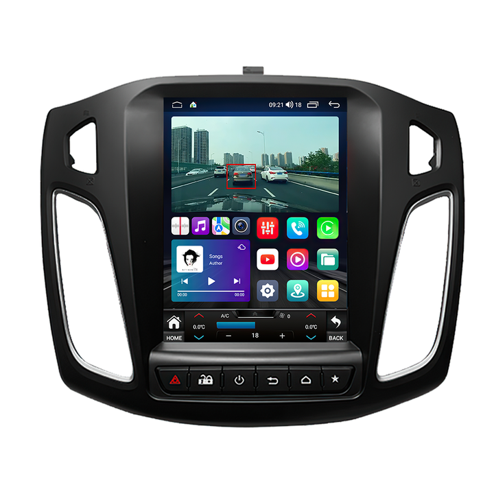 LEHX Pro Car Radio Android Multimedia 12 for Ford Focus 3 Mk3 2011-2019 Auto 2din Carplay Stereo Gps Navigation Dvd Tesla Style