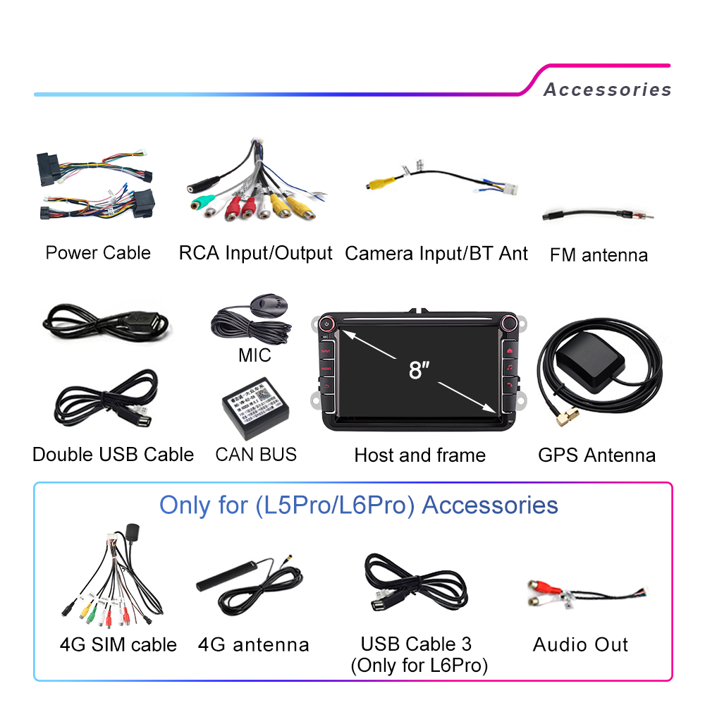 LEHX 2 Din Android Car Radio Stereo DVD Player for VW Volkswagen Golf Polo Passat B7 B6 Skoda Octavia Caplay GPS Car DVD Player