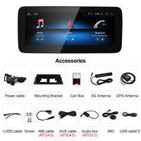 LEHX 8Core 4G DSP Android Car Multimedia Wireless CarPlay Android Auto For Mercedes Benz C Class GLC W205 S205 Car DVD Player