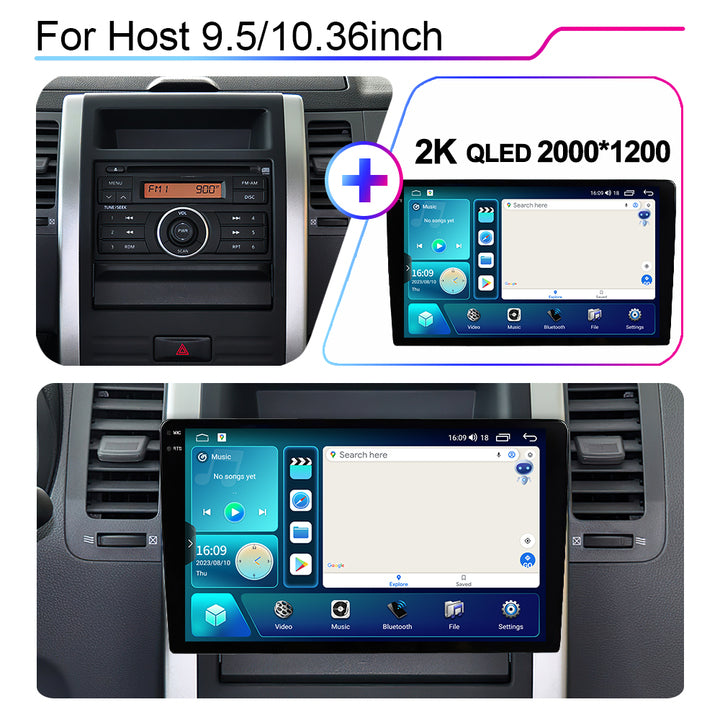 2K QLED 2Din Android Auto Car Radio Stereo Carplay GPS Head Unit for Toyota Volkswagen Hyundai Kia Renault Honda Car DVD Player