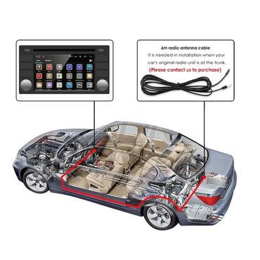 Android Car Audio 2 Din Android Auto Carplay For BMW X5 E53 E39 E38 1996-2004 Stereo autoradio Touch Screen Car DVD Player