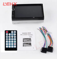 LEHX Wireless CarPlay Android auto Autoradio 2din Car Radio Stereo Multimedia For Volkswagen Honda Toyota Lada Hyundai Kia Jeep