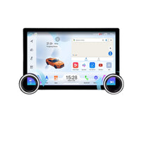 LEHX Big 2 knob Android 14 Auto Carplay Car Radio Multimedia Audio WIFI 4G GPS Qled Car Stereo For Ford Toyota Kia VW Chevrolet